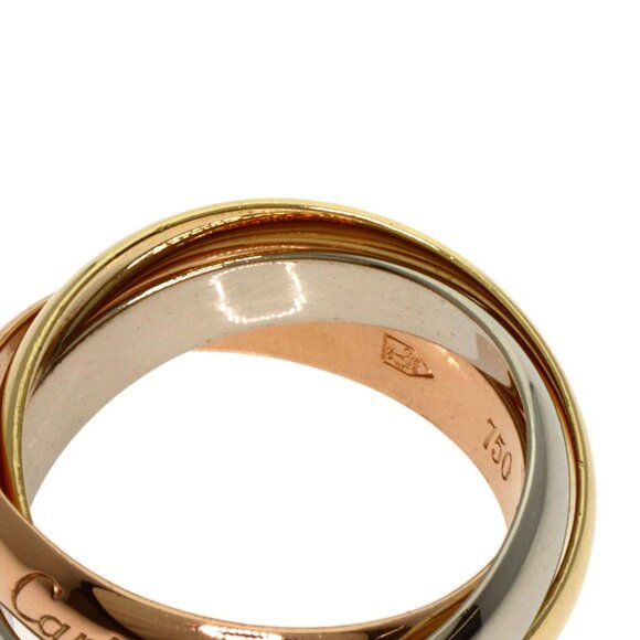 CARTIER 18k Yellow Gold Trinity Ring #48 - Picture 7 of 9